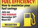 Free webinar on November 29th to boost fuel efficiency in your fleet