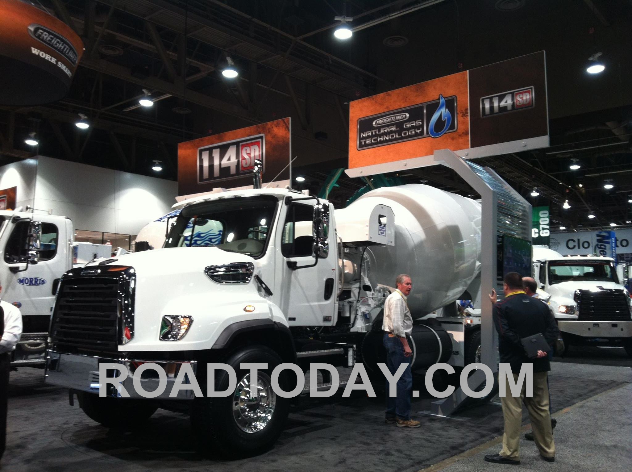 Freightliner offers CNG-powered concrete mixer