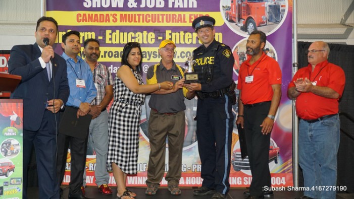 Sgt. Kerry Schmidt of OPP wins  ‘Road Today Safety Champion of the Year Award’