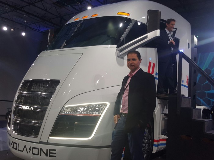 Pride Truck Group Executives Attend the Unveiling of Nikola One