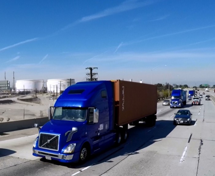 Volvo Trucks Successfully Demonstrates On-Highway Truck Platooning
