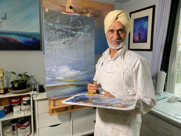 Artist Singh balances creativity, trucking