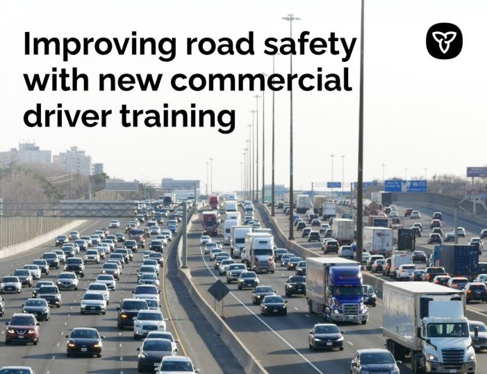Ontario to standardize truck-driver training